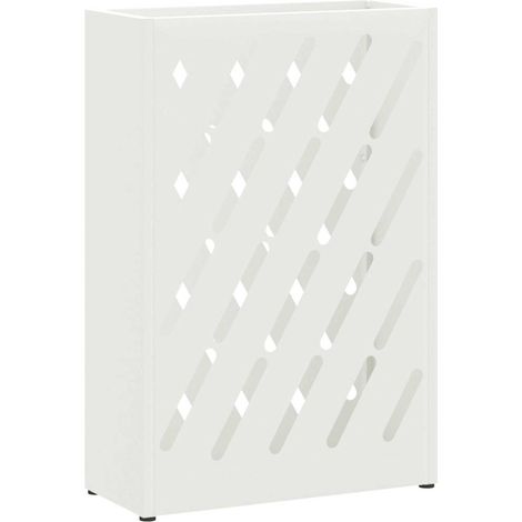 Porte-parapluie Blanc 28 x 12 x 41 cm Acier (1/5)