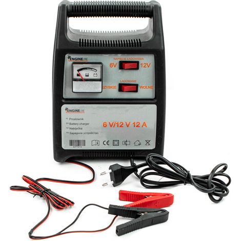 Chargeur de batterie de voiture 6-12 V 12 A 230 V CA max 125 Ah (1/4)