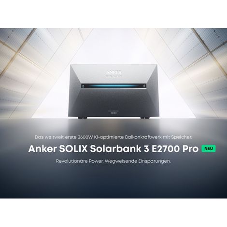 Anker – Kit solaire réseau 3600W – 4 MPPT pour efficacité maximale – Économies jusqu'à 1566€ par an – Durabilité 15 ans