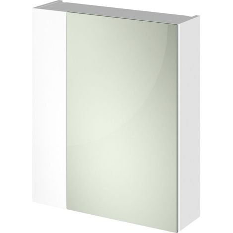 600 75 25 MIRROR UNIT GLWHT