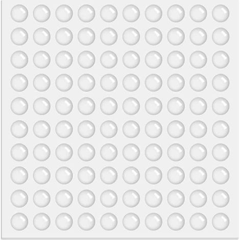 100 Coussinets en silicone, autoncollants, transparents, amortisseurs de porte, protecteurs pour meubles (1/5)
