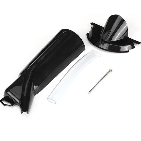 Entonnoir conique en plastique pour filtre à essence, pétrole et huile, accessoire moto noir (1/5)