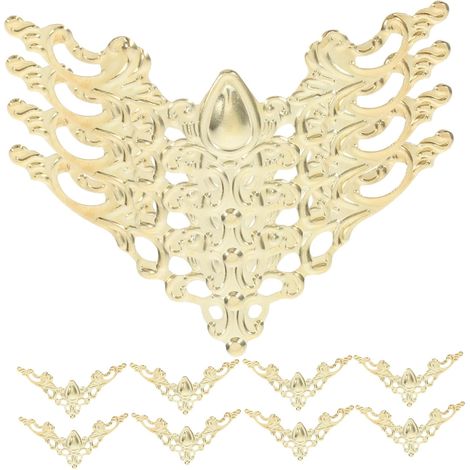 12 protège-coins décoratifs fer style vintage pour meubles (1/5)