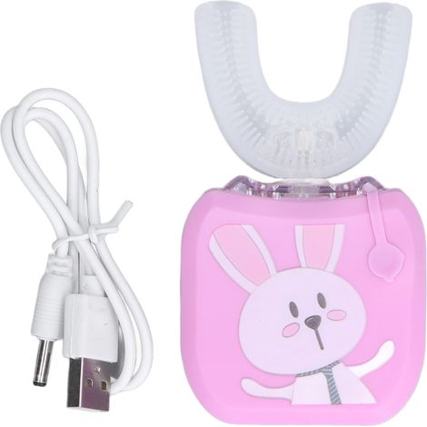 U-förmige elektrische Ultraschallzahnbürste für Kinder – 6 Reinigungsmodi, wasserdicht nach IPX7, ideal für Kinder und Jugendliche (1/5)