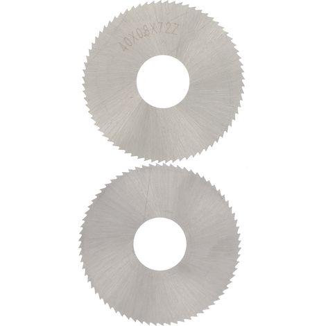2-teiliges Hartmetall-Kreissägeblatt, 40 x 0,8 mm HSS-Scheibe, 72 Zähne, professionelles Werkzeug für Holz und Metall. (1/5)