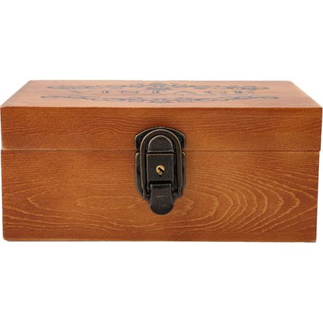 Beyamis Boîte décorative en bois de style vintage (mots français vintage) (1/5)