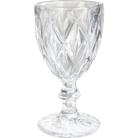Calice decorativo in vetro dettagliato da 240 ml -Oro (1/2)