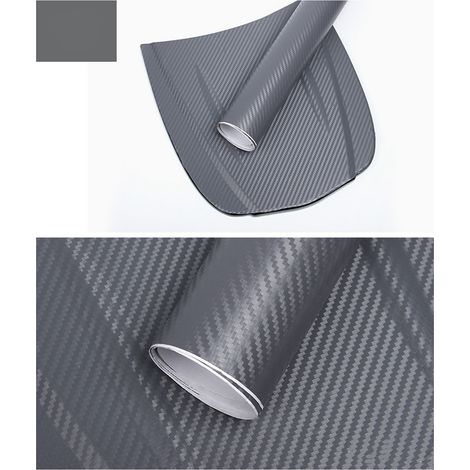 adhésif décoratif imitation fibre de carbone 3D épais pour