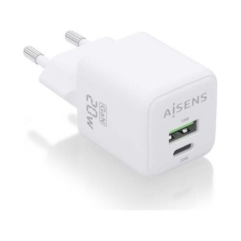 Cargador de Pared Aisens ASCH-20W2P010-W Blanco 20 W (1 unidad)