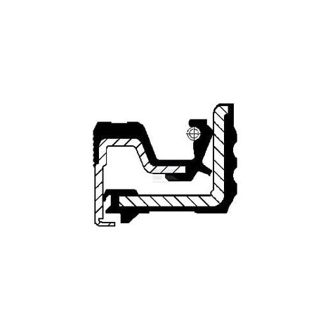 Dichtung RWDR-K7 56x105x25 NBR CORTECO RE208256N