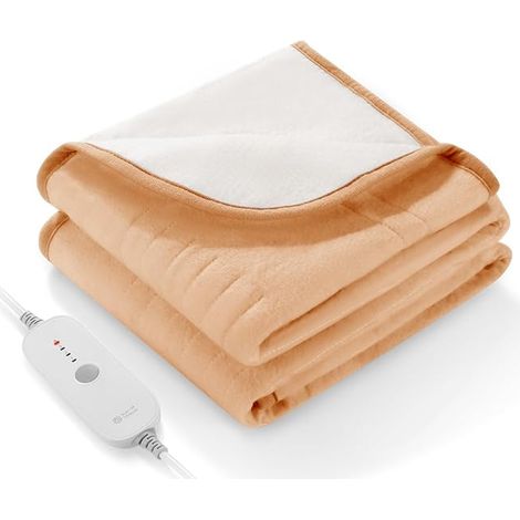 Electric Heated Blanket 150 x 80 cm, Camel (1/5)