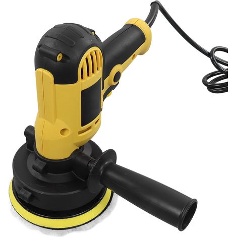Ponceuse polisseuse électrique 125mm 600-3700 tr/min, kit de polissage pour métal et bois, machine de lustrage avec variateur, prise UE 220V (1/5)