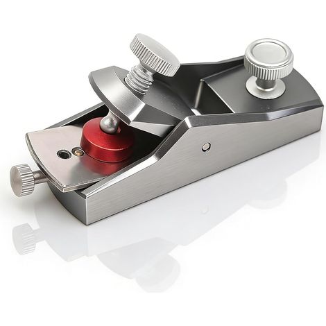 Mini Rabot Bois Manuel, Mini Rabot à Main Petit Raboteuse Bois Manuelle à Une Main, Miniature Rabots De Finition Bois D'Aluminium Pour Le Travail Du Bois, La Coupe, Le Lissage De Surface (1/5)