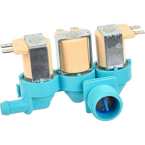 Électrovanne d'arrivée d'eau DC62-00266E pour lave-linge Samsung (remplace DC62-00311G et DC62-00311C) (1/4)
