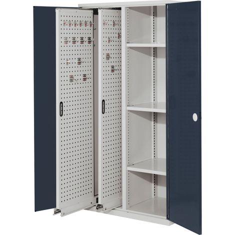 Kappes ®RasterPlan Vertikalschränke 1950x1000x600mm Modell 80 Doppelwandtüren anthrazitgrau