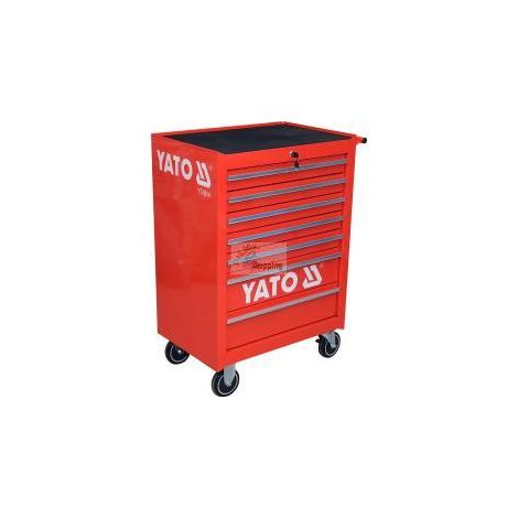 Yato YT-0914 Carrello porta attrezzi rosso con 7 cassetti (1/5)