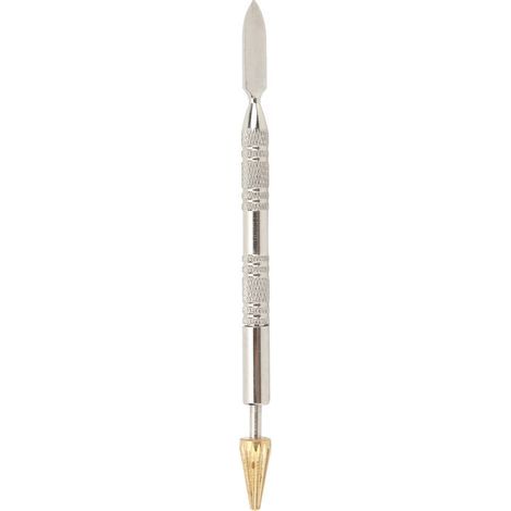 Stylo Rouleur Cuir Premium - Manche Moleté Antidérapant - Teinture Cuir Haute Résistance - Application Facile (1/5)