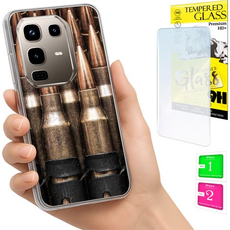 Schutzhülle für Infinix Note 50 Pro 4G: Fotohülle, Rückseite + 9H-Glas (1/5)