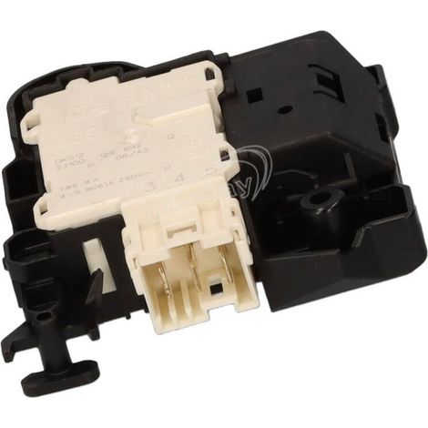 Securite porte DKS12408 32040575 pour Lave linge CONTINENTAL EDISON, DAEWOO, ESSENTIEL B, SHARP, TELEFUNKEN, WALTHAM, LAVE LINGE HUBLOT ENCASTRABLE ESSENTIELB EELF814-2B, LAVE LINGE HUBLOT ESSENTIELB