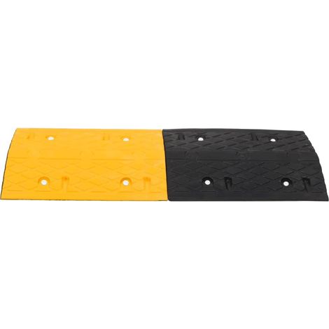 Ralentisseur Jaune et noir 97x32,5x4 cm Caoutchouc CFW855962 (1/5)