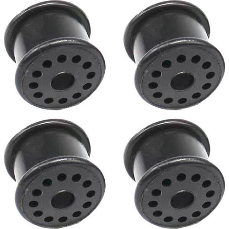 BRAVIX Lot de 4 joints de levier de vitesse pour Ford Fiesta, joint en plastique portable pour manuel, noir, résistant à l'usure, manchon en caoutchouc pour Ford Fiesta Focus 4S6P7412AA (1/4)