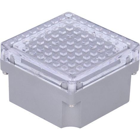 Solarbetriebene LED-Gartenleuchten für Hof und Einfahrt, wasserdicht, warmgelbes Licht, Unterflurbeleuchtung (1/5)