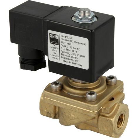 Electrovanne GSR E4321/1002/.012 ¼'', 230 V, 50 Hz