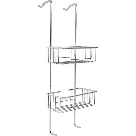 Cesta de ducha doble acero inoxidable 304 (1/5)