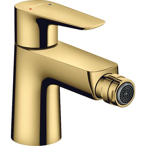 Hansgrohe Talis E - Miscelatore per bidet, con sistema di scarico, color oro lucido 71720990