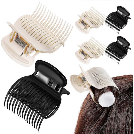 Lot de 12 pinces à bigoudis chauffantes, outils de coiffure pour femmes et filles (1/3)