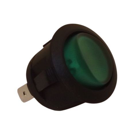 Interrupteur rond voyant vert Ø20mm - CCEI (1/2)