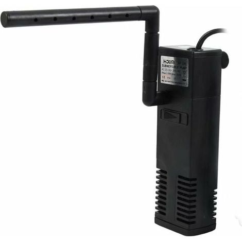 Filtre interne pour aquariums de 20 à 60 litres, pompe de filtration interne réglable 3/4 W avec éponges filtrantes. - AquaForge (1/4)
