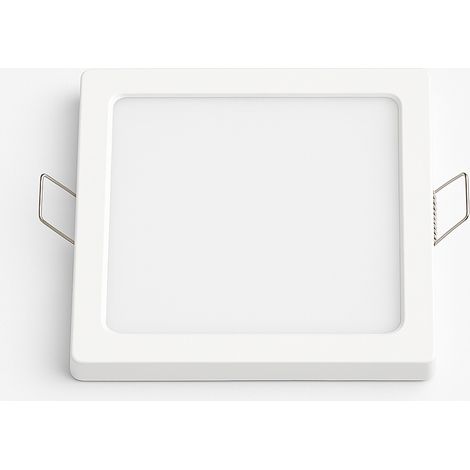 ORION91oficial® - Plafón LED Emportable Cuadrado Blanco Superficie, 30w 3150lm, 300x300mm, Luz Blanco Neutro 4000k, Aluminio, Ángulo 120º - Cocina, Salón, Oficina, Garaje - spaziOrion91 - Unidad (1/5)