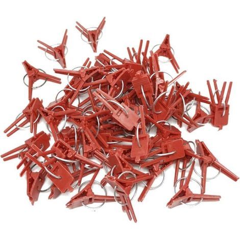 50 PCS Support De Plante Clips De Jardin Clips De Tomate Supporte/Connecte Plantes/Ficelle/Vignes Treillis/Cages Plante Vigne Légumes Clip De Fixation Outils De Greffage Faire La Plante Grandir (1/5)
