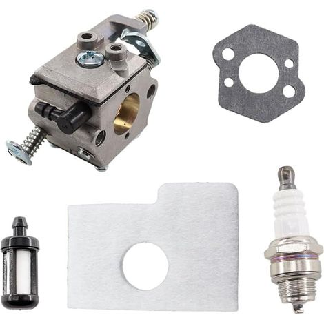 Kit de Carburateur Filtre à Air Bougie d'allumage pour Stihl 017 018 019 019T MS170 MS180 MS190 MS190T MS180C Tronçonneuse (1/5)