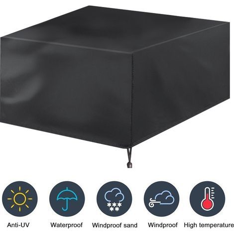 Silla de comedor de tela Oxford para jardín exterior, protección contra el polvo y la sombra (25025090) (1/5)