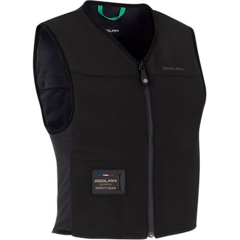Blu Navy - Gilet Airbag C-Protect air kid per bambini con materiale softshell 140-155 cm Segura