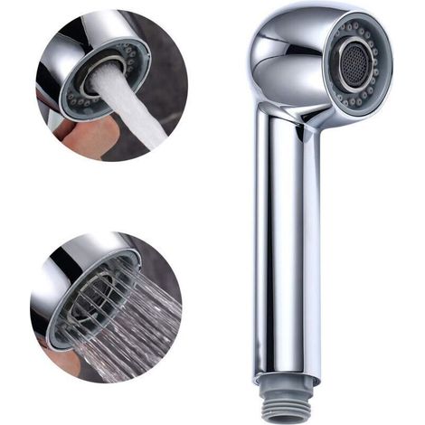UlisemTête de pulvérisation de rechange pour robinet, bec extractible, pommeau de douche de rechange pour robinet de cuisine, tête de robinet de salle de bain