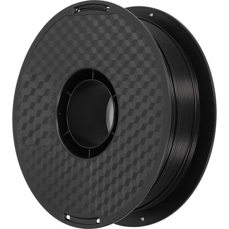 Filament PLA 1,75 mm, matériau d'impression plastique pour imprimante 3D, précision 0,03 mm, accessoire noir (1/5)