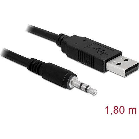 Cable conversor USB 2.0 a Serie-TTL Jack 3,5mm stereo jack 1,8mt