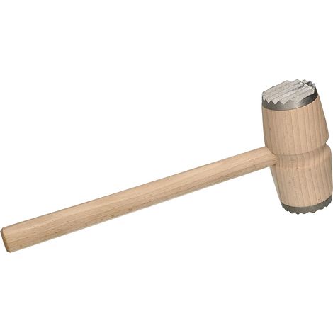KOTARBAU Attendrisseur à viande en bois avec extrémités en métal (1/5)