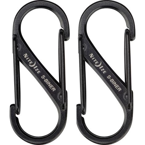 NITE Ize NI-SB1-2PK-01 Karabiner    400 mm x 1.42 mm  2 St.