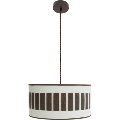 Ciondolo Ivanna 1xe27 Marrone/bianco-ossido Regx40x40 Cm (1/2)
