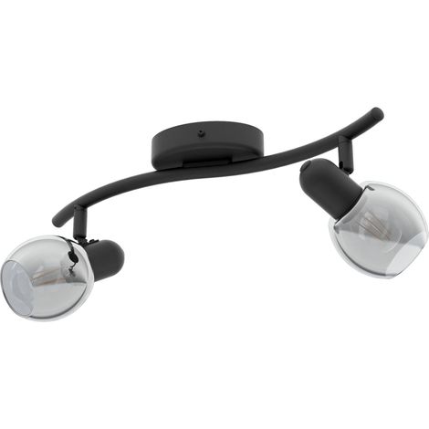 Plafonnier Pollica, lampe de plafond 2 flammes, spot de plafond en (1/5)