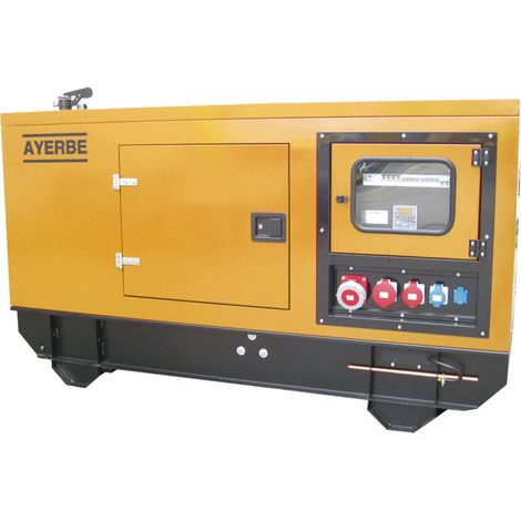 Groupe électrogène insonorisé 15 KVA – Moteur PERKINS 403A-15G1 – 3 cylindres – Réservoir 60L – Consommation 2,6L/h à 75% – Ayerbe