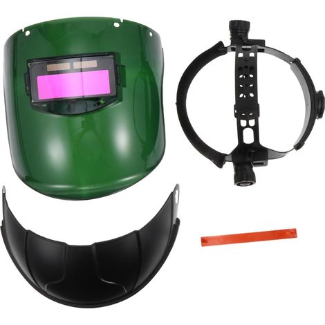 Casque de Soudage Électrique Écran Facial Transparent en Pc, Structure Sûre et Efficacité Élevée, pour Protection Lors de Travaux de Soudure (1/5)