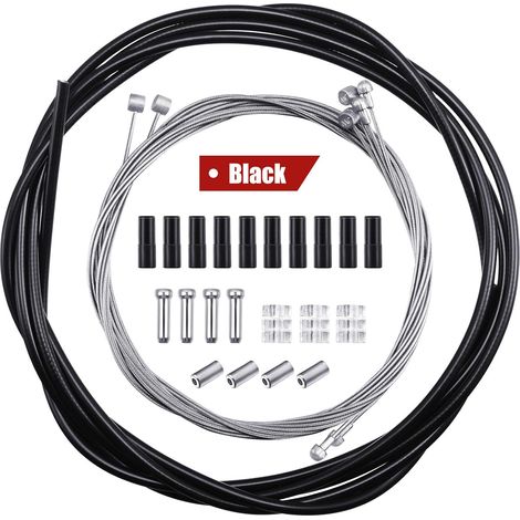 Convient pour les pièces (noir) Kit de câble de frein interne universel pour vélo Bic (1/5)