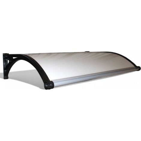 Pensilina tettoia bianca con illuminazione led e pannello solare per autoricarica Torradora - 100x120 cm Alveolare