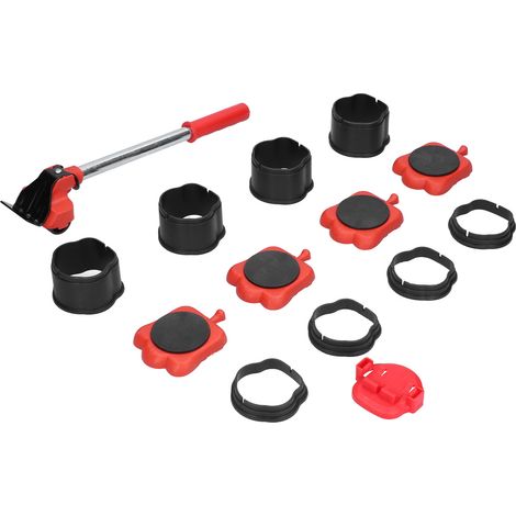 Élévateur de Meubles Lourd 13 Pièces, Base de Levage Réglable pour Déménagement et Bricolage (1/5)