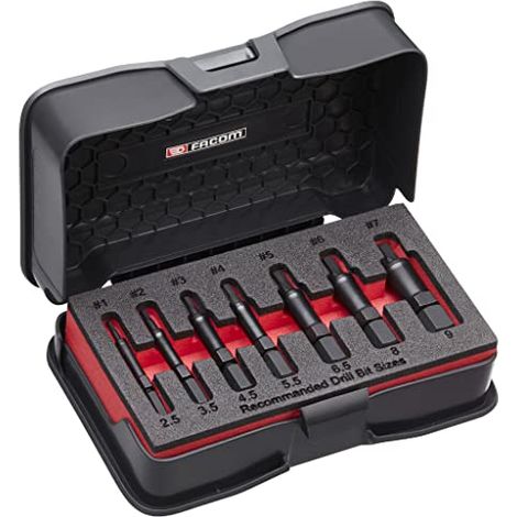 Set di rimozione di bulloni e prigionieri rotti FACOM - SXE.J7MGRPPB (1/4)